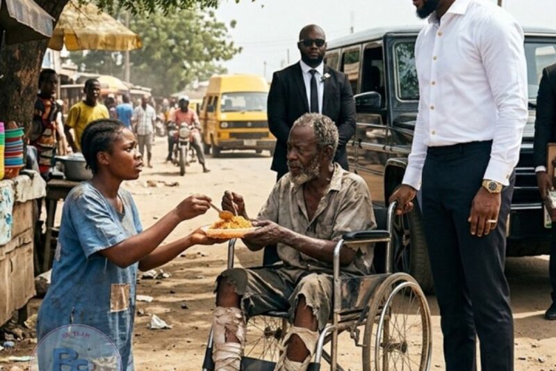 She Fed a Crippled Beggar Daily in Kindness — Until He Revealed, “I Am a Billionaire”