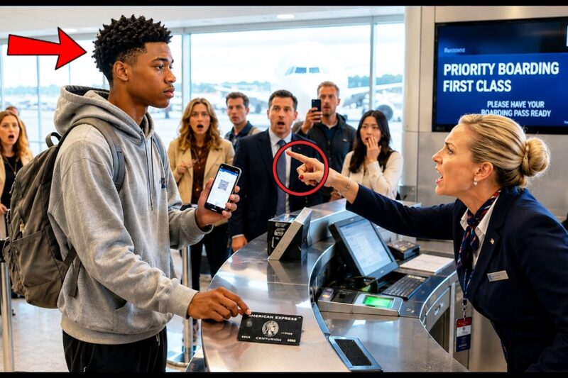 Flight Crew Accused Black Teen of Fraud—Whole Terminal Froze When His Billionaire Dad Showed Up