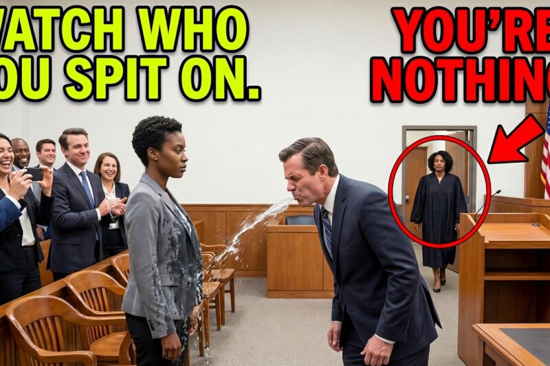 Husband Spat at Black Wife in Court — Then Froze When Her Mother Walked In Wearing the Judge’s Robe