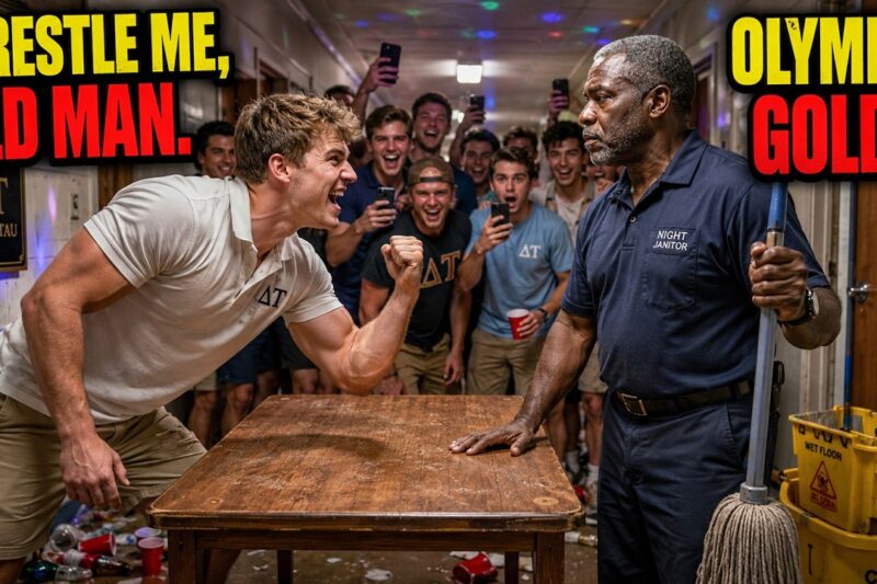 Frat Star Dared the Quiet Old Security Guard to Wrestle — Unware He Was a Retired Olympic Judoka
