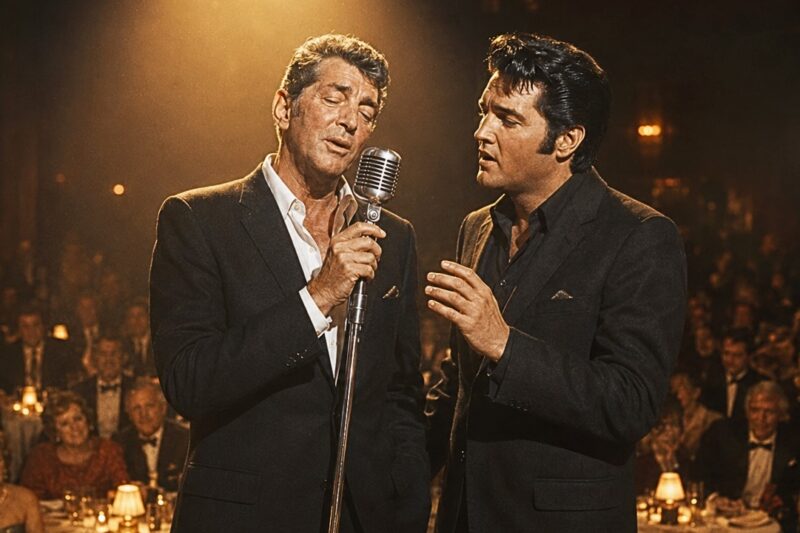 Elvis Presley Handed Dean Martin the Mic — What He Sang Next Left Everyone in Tears