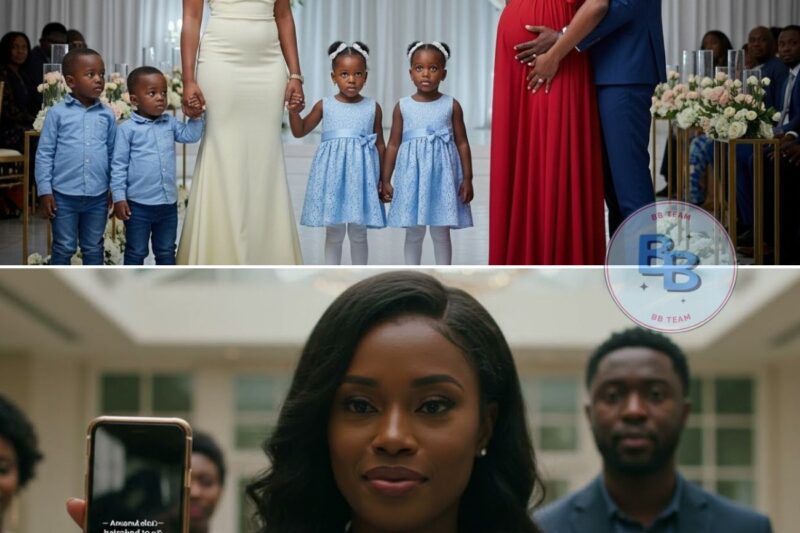 He Invited His Ex wife For His Baby Shower To Parade Her As A Failure, But She Came With Quadruplets