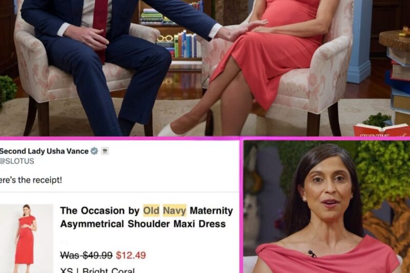 Who Said Maternity Style Needs to Be Expensive? Usha Vance’s $8.75 Dress Stuns the Internet!