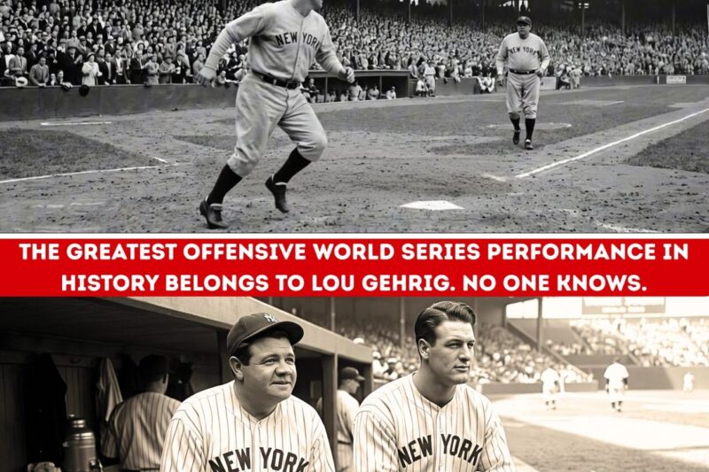 Lou Gehrig Had the Greatest World Series of All Time. Nobody Noticed Because Ruth Was There.