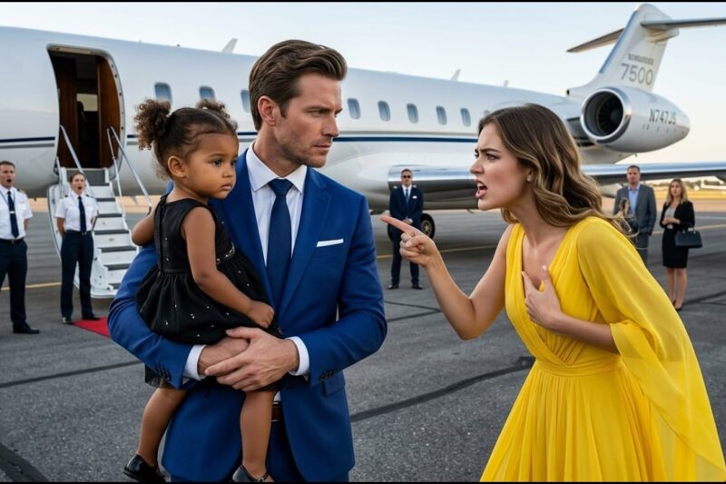 “Choose Me or That Child!” — The Fiancée Said on the Runway, Then billionair did unthinkable