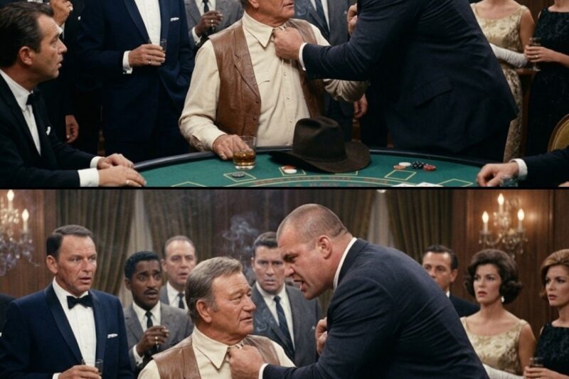Frank Sinatra’s Bodyguard Grabbed John Wayne by the Collar—4 Seconds Changed Everything