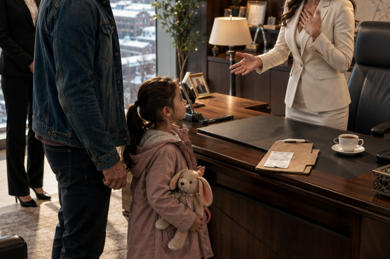 A Single Dad Quietly Paid for a Stranger’s Meal — Until She Called Him Into the Executive Office