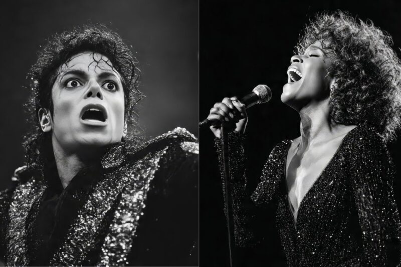“Whitney Hit a Note So High Michael Froze Mid-Song at Madison Square Garden” — But When the Music Stopped, the Crowd Realized They Were Witnessing Something No Rehearsal Could Ever Prepare For… Michael Jackson Lowered His Mic, Turned Toward Her in Stunned Silence, and Made One Small Gesture That Sent 20,000 Fans Into Complete Shock, Leaving the Entire Arena Breathless and Turning One Unexpected Vocal Moment Into a Legendary Night No One in Music History Would Ever Forget.
