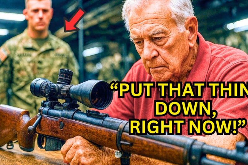 US Delta Force Saw the Old Veteran Cleaning His Rifle — Then Froze When Reading the Engraving 