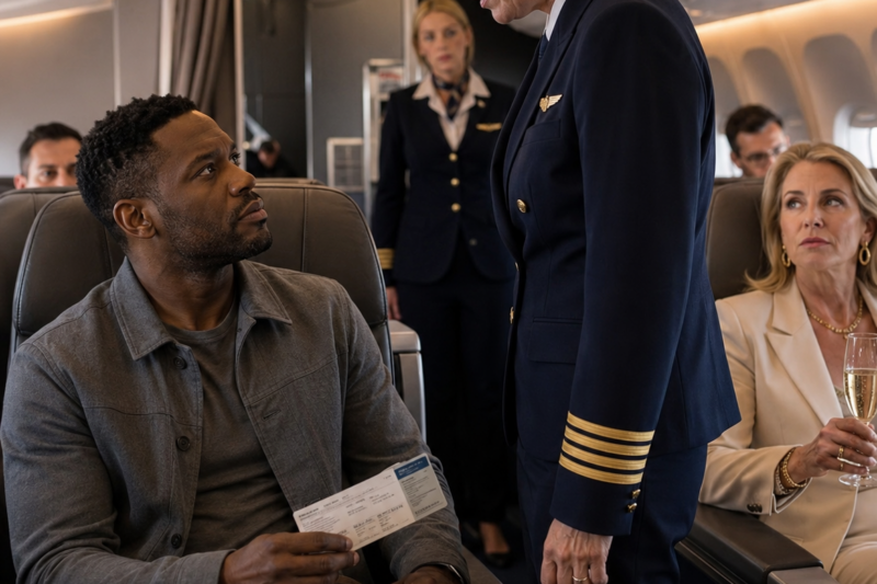 Pilot Asked a Poor Single Dad to Change Seats — Unaware He Was a Billionaire and the Owner… 