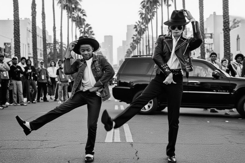 Street Kid Dances to “Smooth Criminal” — Then Michael Jackson Suddenly Appear