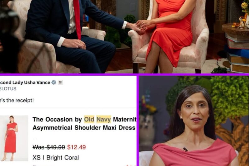 Usha Vance jokes about her $8.75 maternity dress after New York Times analyzes her pregnancy style