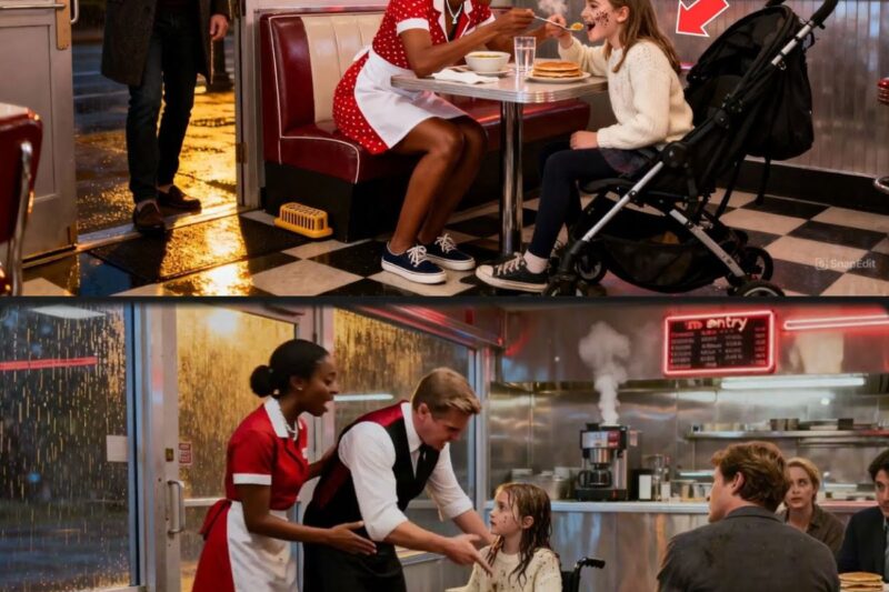 Black Waitress Uses Tips to Feed Disabled Girl — Unaware Her Billionaire Father Witnessed Everything 