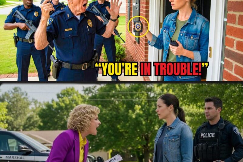 HOA Sent Fake Cops to My Door — They Ran When My Wife Flashed Her U.S. Marshal Badge 