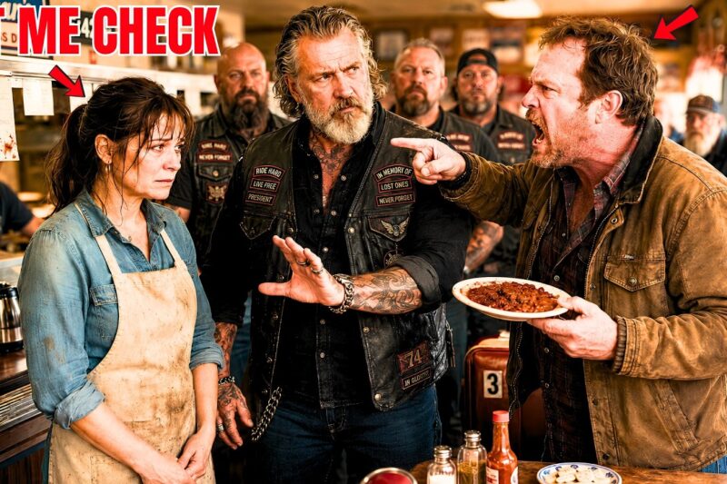 A Rude Customer Challenged Her at the Counter — Hells Angels Stood Beside the Diner Owner