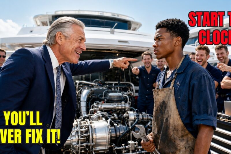 A Billionaire Offered $10M to Restart His Yacht’s Dead Engine — A Black Teen Did It in 5 Minutes