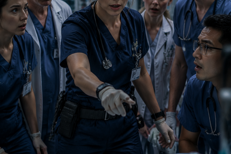 No One Knew the Nurse Was a Combat Commander—Until the Doctors Heard Her Orders 