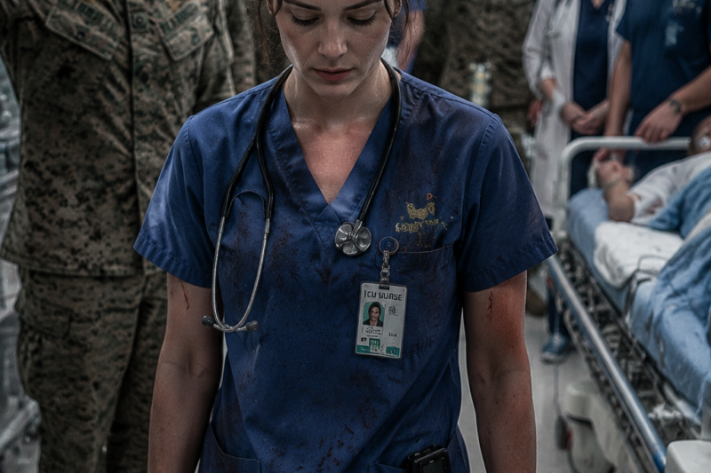No One Knew Who the Rookie ICU Nurse Really Was — Until Marines Stormed the ER and Saluted Her