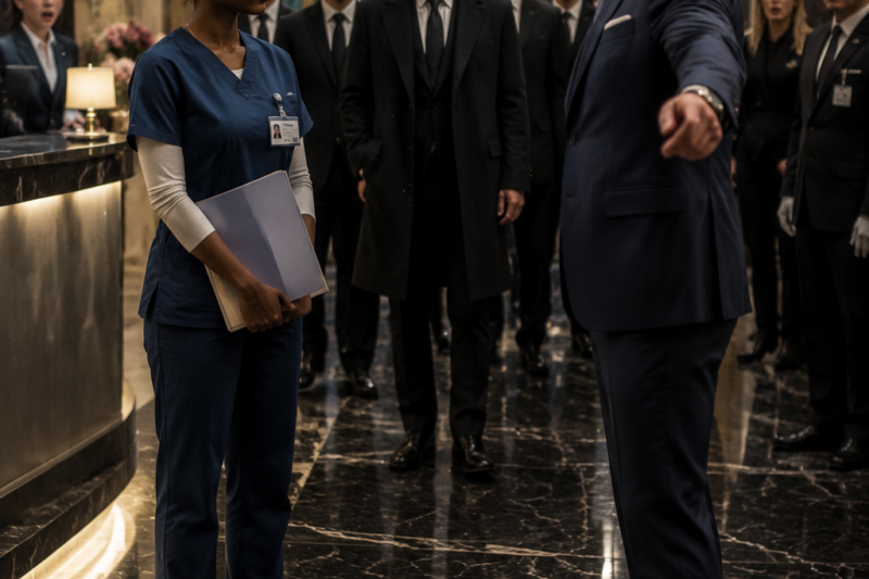 Arrogant Billionaire Kicked Out a Black Nurse — Unaware She Was the Sister of a Korean Mafia Boss