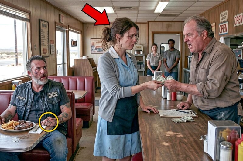 Waitress Paid for a Hungry Hells Angel’s Meal — 3 Days Later, 500 Bikers Surrounded Her Diner