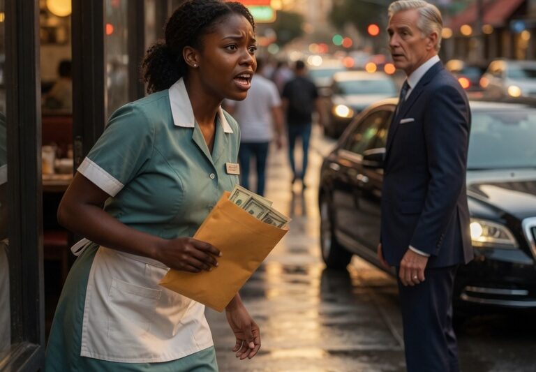 Black Server Ran After a Wealthy Tycoon to Give Back $6,000 — Never Realizing It Was a Test That Would Transform Her Future