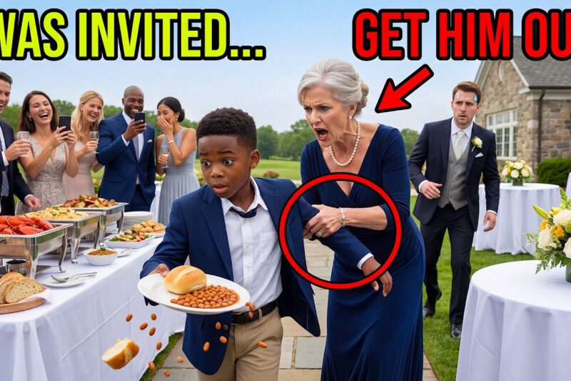Bride’s Family Dragged a Black Boy Out: “Street Kids Don’t Eat Here” — Groom: “That’s the CEO’s Son”