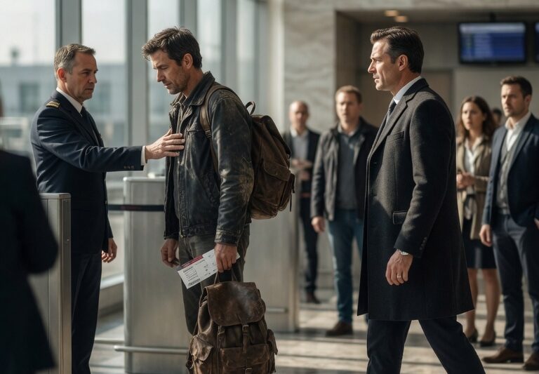 “Stay in Your Lane, You’re Nobody!” They Shoved Him Aside for a VIP — Then the Single Father Took Command of the Flight