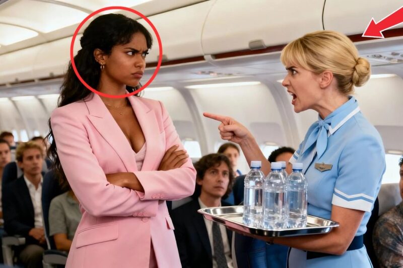 Flight Attendant Denies Black Woman Water — Millionaire Beside Her Purchases the Entire Airline