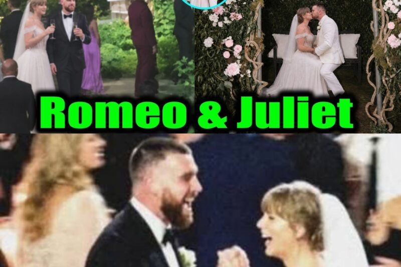 Taylor Swift & Travis Kelce mirrored a majestic prince and princess aesthetic for their nuptials.