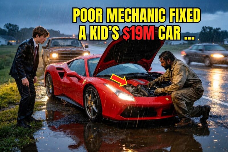 Black Mechanic Fixed a Stranded Boy’s Car in Storm — 12 Years Later, a Limo Stopped at His Door