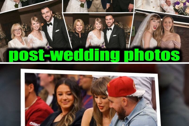 OMG! Wedding photos of Taylor Swift & Travis Kelce were released after their wedding