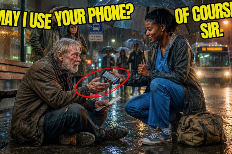 A Black Woman Let a Stranger Use Her Phone at a Bus Stop — That One Call Changed Her Life Forever