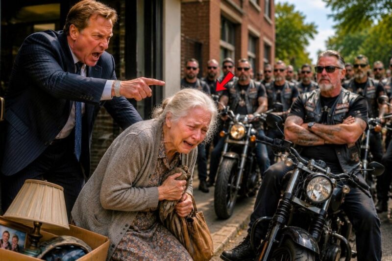Landlord Threw Out an Elderly Woman — Minutes Later, 100 Bikers Surrounded His Office