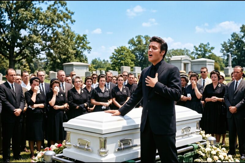 Elvis Sang to His Mother’s Coffin in 1958 — Nobody Asked Him To and Nobody Could Have Stopped Him