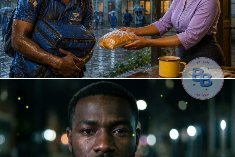 Poor Teacher Fed A Soaked Delivery Rider In The Rain, Unaware He Is The Richest Man In Lagos