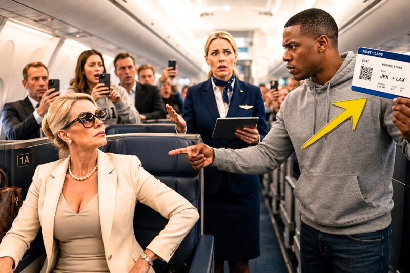 White Woman Snatched The Black CEO’s Seat — Then Froze When He Said “I Own This Airline”