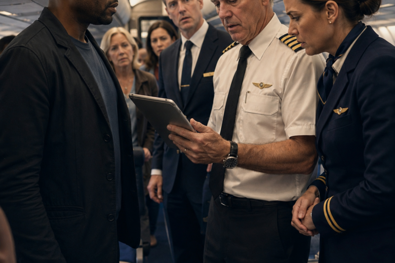 A Flight Crew Reclassified His Paid Seat, Then the Manifest Exposed the Truth 