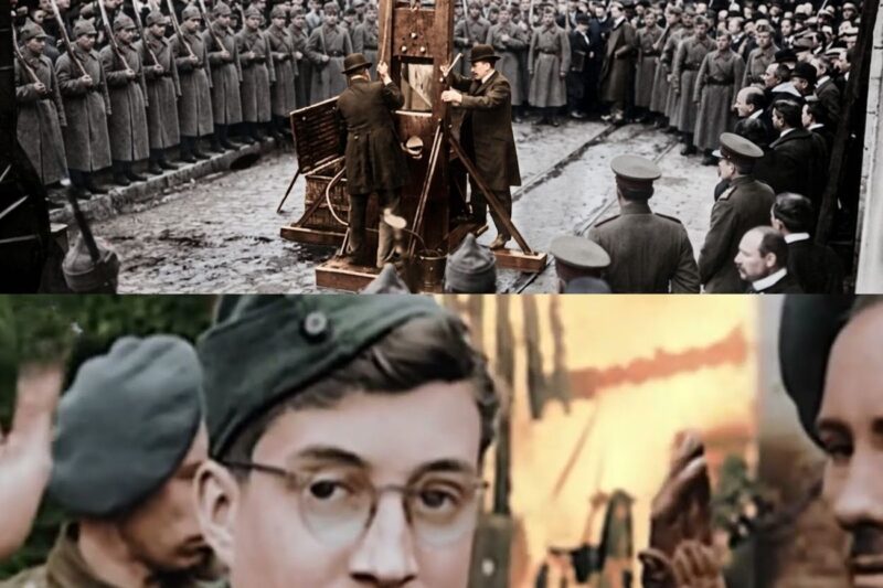 Guillotine Execution of Nazi Officer for Medieval-Style Hanging of Prisoner: Roland Puhr