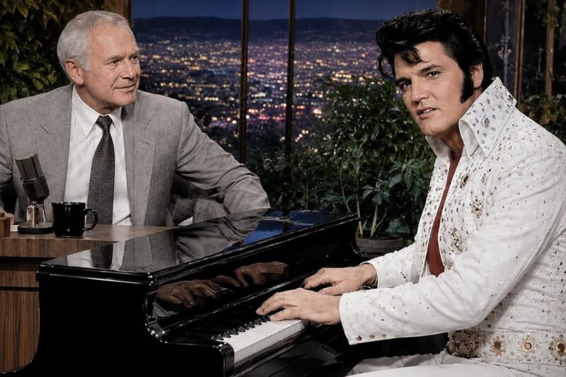 Johnny Carson Challenged Elvis Presley to Play the Piano Live — What Happened Next Left Him in Tears
