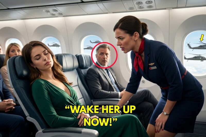 She Was Asleep in Seat 7C During a Quiet Night Flight, Unaware That Everything Around Her Was About to Spiral Out of Control—When a Rare Autopilot Malfunction Triggered Alarms Across the Cockpit and Ground Control, Forcing an Emergency Chain of Communications That Reached Military Air Support Within Minutes; As Systems Began to Fail and the Aircraft Drifted Off Its Planned Path, a Black Hawks Unit Picked Up the Distress Signal and Radioed a Frantic, Unusual Instruction: “Wake Her Up—NOW”; What They Had Discovered About the Woman in Seat 7C Was Not in the Passenger Manifest, and It Would Change the Entire Course of the Flight, the Crew’s Decisions, and the Hidden Reason She Was On Board That Night