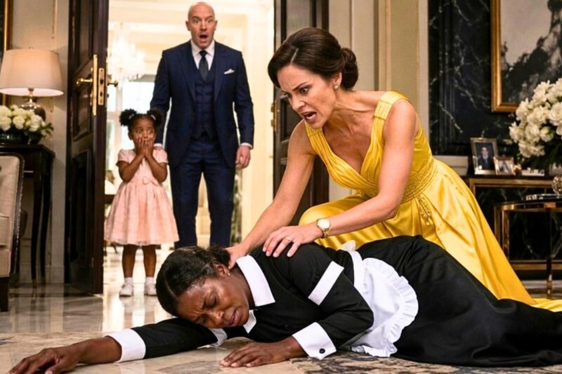 Fiancée Tried to Silence the Black Maid Forever After a Hidden Secret Was Revealed — But the Maid’s Toddler Made One Brave Choice That Exposed the Truth Nobody Saw Coming. What started as a shocking moment inside a wealthy mansion quickly turned into a life-changing revelation when an innocent child’s unexpected action uncovered the betrayal, cruelty, and lies hiding behind a perfect image. As the powerful family faced the truth, everyone realized the smallest voice in the room had the greatest impact — changing the maid’s fate, revealing a shocking secret, and forcing the fiancée to face the consequences of what she had done.