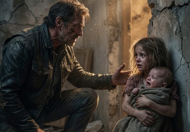 “Please Don’t Leave Us” — Hells Angels Biker Discovers Two Children Alone and Trapped Inside Their Father’s House, Uncovering a Secret That Leaves Him Speechless. What began as a simple visit turned into a heartbreaking discovery when the biker heard two frightened voices begging for help. As he stepped inside, he realized the children had been waiting for someone to find them. Determined to protect them, he made a promise he would never break. Soon, the Hells Angels community united to uncover the truth, bring hope back into the children’s lives, and prove that even the most unexpected heroes can make the biggest difference.
