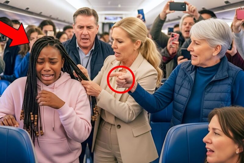 Passenger Bullies Quiet Black Girl for Her Braids, But the Entire Plane Stands Up for Her!