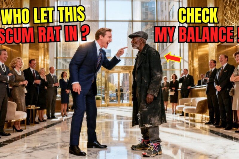 Homeless Black Man in Torn Shoes Checked His Balance — Bank Manager Laughed, Then Started Shaking