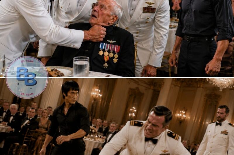 Three Ruthless Navy SEALs Humiliated an Elderly Veteran — Bruce Lee Needed Just 87 Seconds
