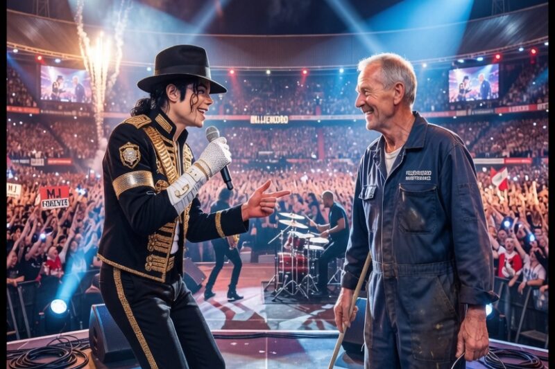 Michael Jackson Saw Exhausted Janitor Alone In Stadium —What He Did Next His Son Told At His Funeral