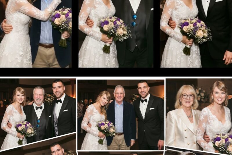 An Intimate Union: Taylor Swift and Travis Kelce Reveal Radiant Wedding Photos Focused on Family