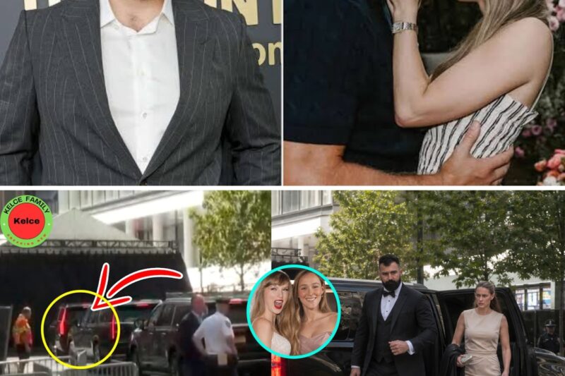 Jason and Kylie Kelce Make a Grand Arrival at Madison Square Garden for the Wedding of the Century