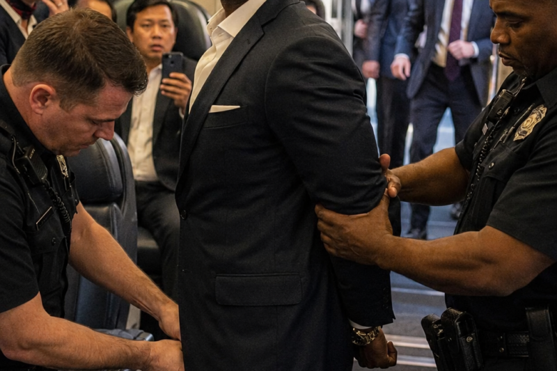 They Handcuffed a Quiet Passenger in Seat 2A — Then Realized He Signs Their Paychecks