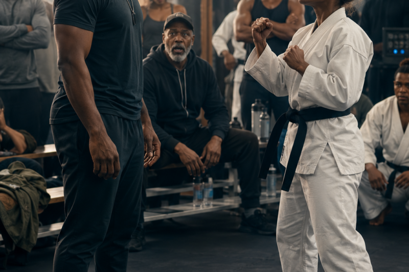 Easy Money An Arrogant Female Black Belt Challenges a Black Single Dad—Unaware He’s a Navy SEAL 